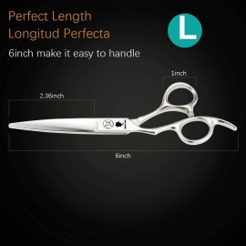 Professional Razor Blades Salon Left Handed Hair Cutting Scissors - Barber Shears for Left Hand - 6.0 Japanese 440 C Stainless Steel Left Handed Scissor Purple Professional Razor Blades Salon Left Handed Hair Cutting Scissors - Barber Shears for Left Hand - 6.0 Japanese 440 C Stainless Steel Left Handed Scissor Purple