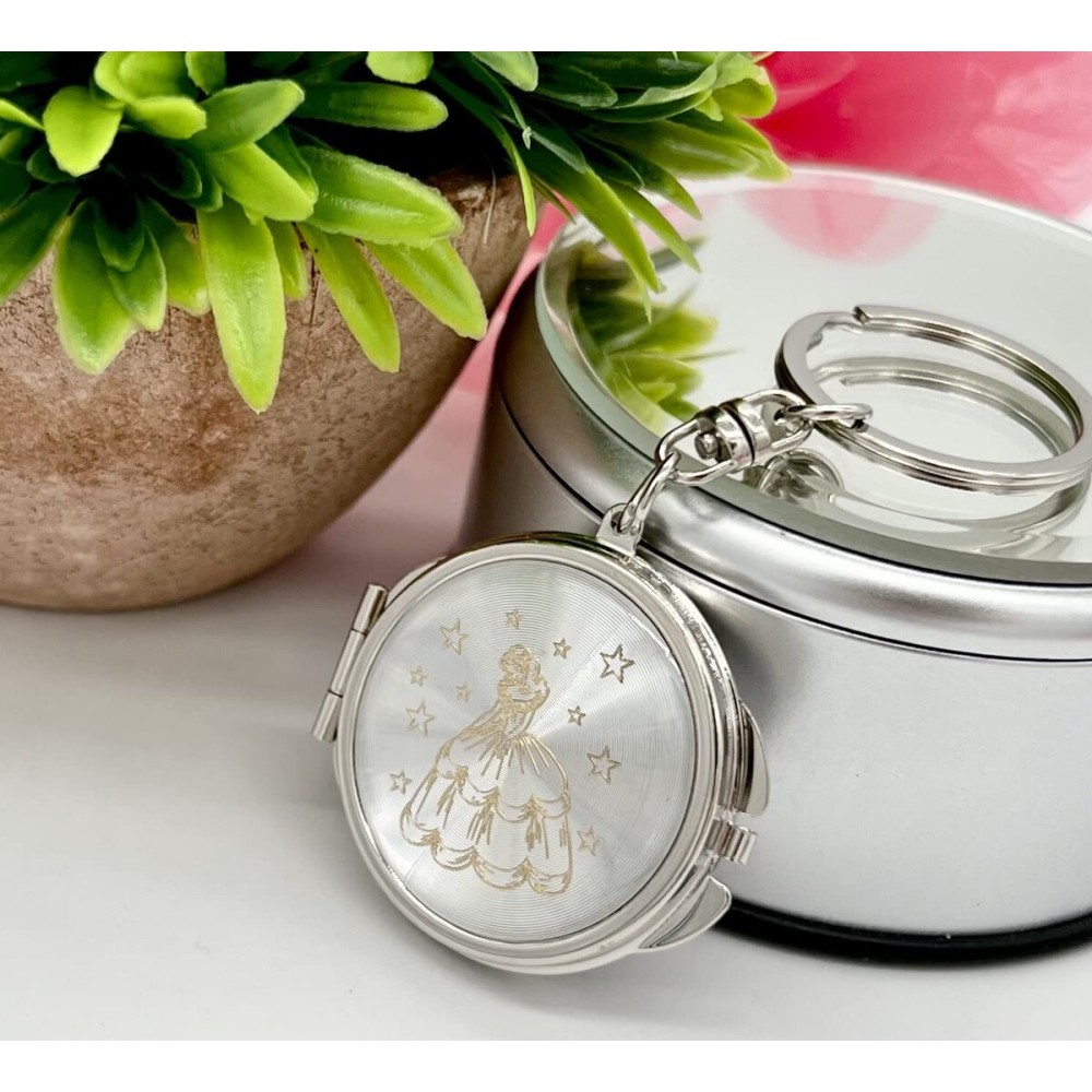 YRP 12X Quinceanera Gold Compact Mirror Keychain Recuerdos de Sweet 15 Princess Party Favor YRP 12X Quinceanera Gold Compact Mirror Keychain Recuerdos de Sweet 15 Princess Party Favor