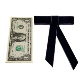 EmilyRose Couture Large Velvet Hair Bow Collection (Barrette, Navy Blue)