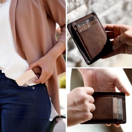 Divoti Surgical Stainless Steel Credit Card Size Wallet Comb Perfect for Wallet & Pocket - Compact & Durable Hair & Beard Comb - EDC Comb - Botany