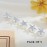 Yean Star Hair Clips Gold Hair Pins 5 Packs Make Up Headpieces for Women and Girls (Silver)