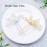 Artio Pearl Bride Wedding Hair Pins Silver Hair Piece Bridal Hair Accessories for Women 2PCS (Silver)