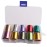 WOKOTO 10 Rolls Solid Color Nail Art Foil Stickers Tip Mirror Design Starry Sky Adhesive Nail Transfer Decals Manicure Decoration (0.98inchs*39.4inchs)