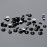 LPBeads 3456 Pieces Nail Crystals AB Nail Art Rhinestones Round Beads Flatback Glass Charms Gems Stones, 6 Sizes for Nails Decoration Makeup Clothes Shoes (Mix SS3 4 5 6 8 10, Black)