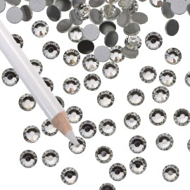 LPBeads 3456 Pieces Nail Crystals AB Nail Art Rhinestones Round Beads Flatback Glass Charms Gems Stones, 6 Sizes for Nails Decoration Makeup Clothes Shoes (Mix SS3 4 5 6 8 10, Crystal Clear) LPBeads 3456 Pieces Nail Crystals AB Nail Art Rhinestones Round Beads Flatback Glass Charms Gems Stones, 6 Sizes for Nails Decoration Makeup Clothes Shoes (Mix SS3 4 5 6 8 10, Crystal Clear)