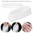 5 Pieces French Dip Powder Holder Tray, Nail Smile Line Molding Nail Container Manicure Mould Tool Portable White