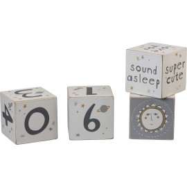 Primitives by Kathy Baby Milestone Blocks, Set of 4, Galaxy