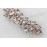 Faship Gorgeous Clear Rhinestone Crystal Floral Hair Barrette Clip