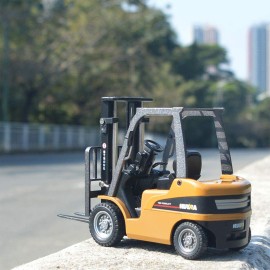 Ailejia Forklift Trucks Toy Alloy Fork Truck Models Warehouse Construction Truck Vehicle Model Engineering Car Toy Boy Gift (Forklift)
