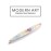 F.A.R.A.H. Z-Tweeze Professional Modern Art Stainless Steel Dual Ended Precision Tweezers with Slanted and Pointed Tips