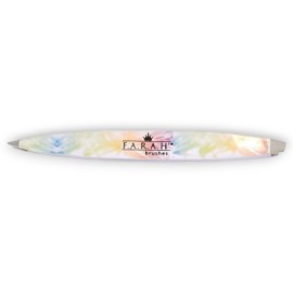 F.A.R.A.H. Z-Tweeze Professional Modern Art Stainless Steel Dual Ended Precision Tweezers with Slanted and Pointed Tips