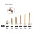 binifiMux Baby Bed Crib Screws Hardware Replacement Kit, 100pcs 1/4-20 Crib Hardware Screws Barrel Nuts Replacement Kit for Cot Chairs Furniture