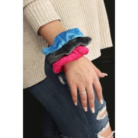 Kenz Laurenz Hair Scrunchies - 2 Velvet Hair Ties for Women Girls Hair Elastics Ponytail Holder Scrunchy Pack, Purple Kenz Laurenz Hair Scrunchies - 2 Velvet Hair Ties for Women Girls Hair Elastics Ponytail Holder Scrunchy Pack, Purple