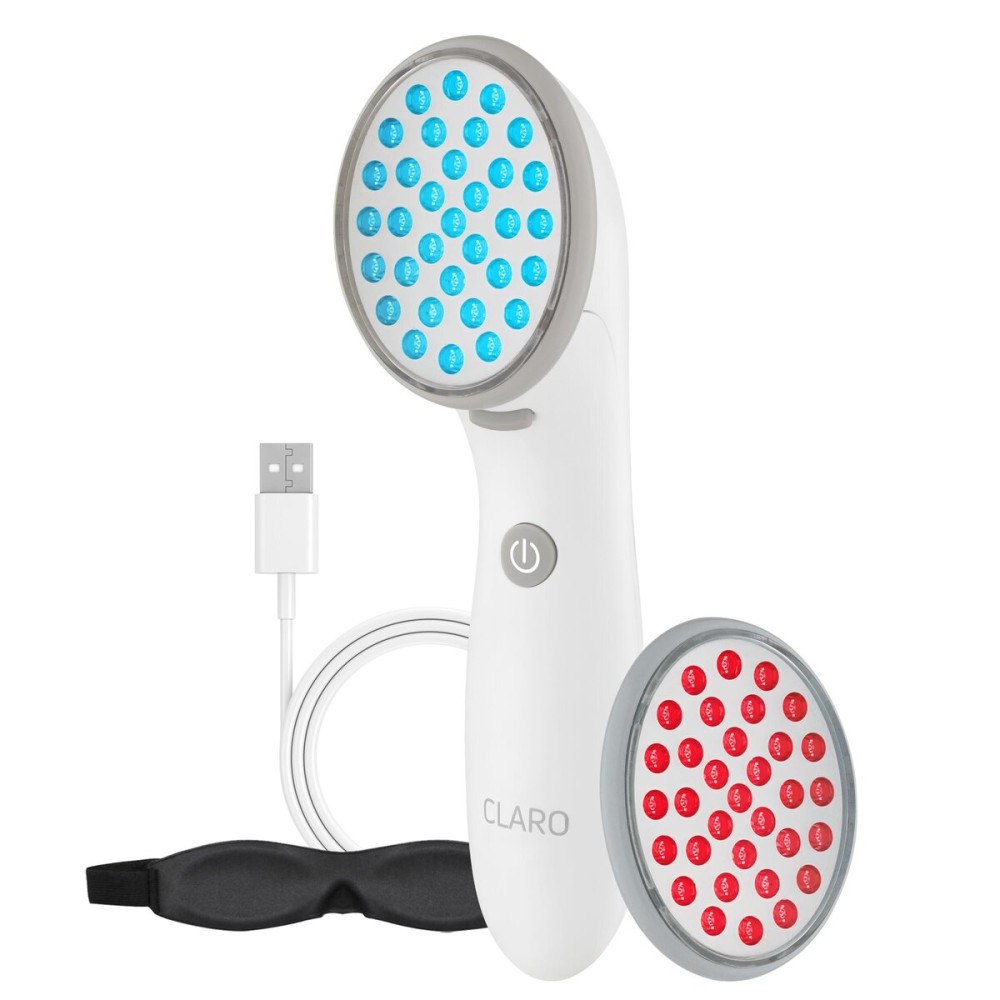 Spa Sciences CLARO Clinically Proven Blue & Red LED Acne Treatment Light Therapy System-FDA Cleared-Rechargeable- Professional Home Acne Healing/Clearing Treatment Spa Sciences CLARO Clinically Proven Blue & Red LED Acne Treatment Light Therapy System-FDA Cleared-Rechargeable- Professional Home Acne Healing/Clearing Treatment