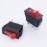 Twidec/5Pcs Rocker Switch 3 Pins 2 Position ON/Off AC 20A/125V 15A/250V SPST Red LED Light Illuminated Boat Rocker Switch Toggle KCD3-101N-R