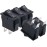 Twidec/5Pcs Rocker Switch 2 Pins 2 Position ON/Off AC 15A/125V 20A/12VDC SPST Car Boat Black Rocker Switch Toggle KCD3-101