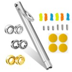 MAGICYOYO Complete Yoyo Bearing Pack - Golden Unresponsive + Size C Responsive + Removal Tool + 6 Strings + 6 Axles