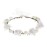 DDazzling Girls Breath Crown Flower Girl crown Floral Headband Wedding Hair Wreath Photo Props (White)