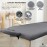 LONDON LINENS Soft Microfiber Massage Table Sheets Set 3 Piece Set - Includes Massage Table Cover, Massage Fitted Sheet, and Massage Face Rest Cover (Grey)