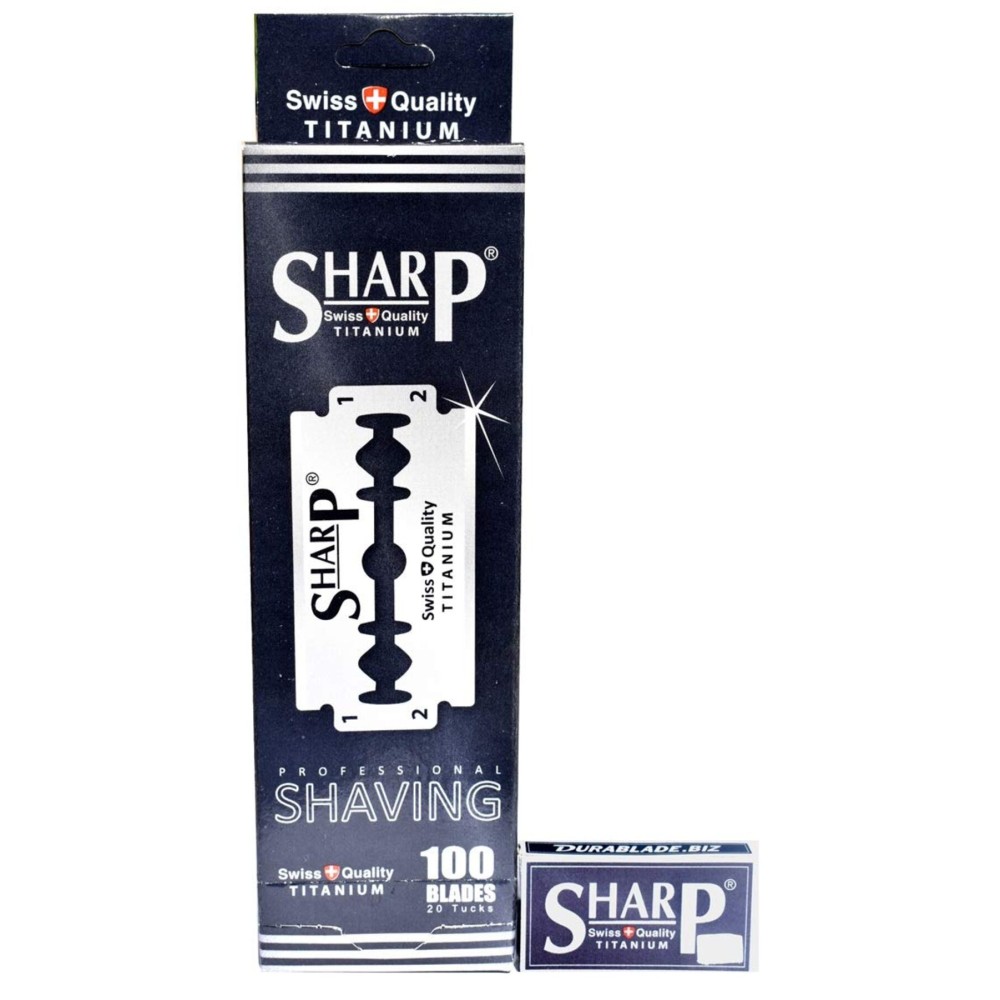 Durablade 100 Sharp Titanium Double Edge Razor Blades For Safety Razor - Men\'s Safety Razor Blades For Shaving For Men For A Smooth And Clean Shave (1 Year Supply) Durablade 100 Sharp Titanium Double Edge Razor Blades For Safety Razor - Men\'s Safety Razor Blades For Shaving For Men For A Smooth And Clean Shave (1 Year Supply)