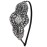 BABEYOND Flapper Headband 1920s Headpiece - Art Deco Headpiece Rhinestone Hair Accessories for Women (Style3-Silver)
