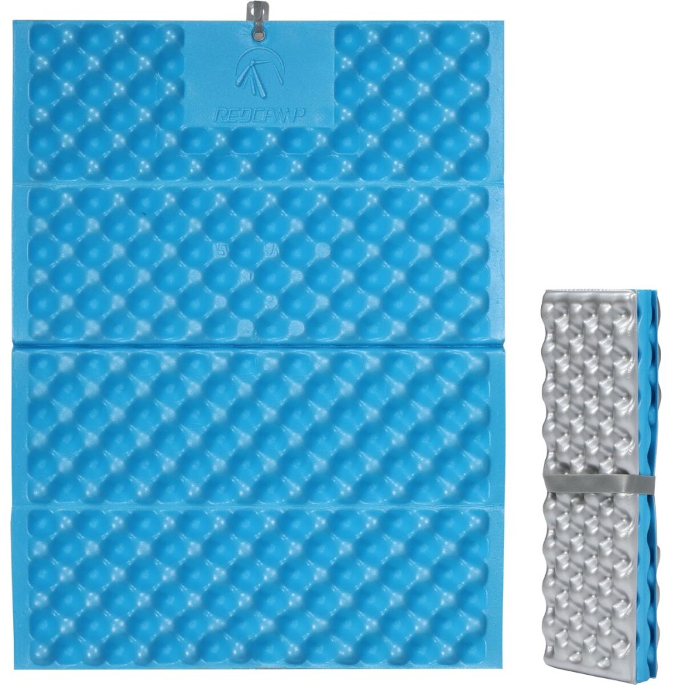REDCAMP Foam Hiking Seat Pad, Foldable Z Ultralight Sitting Pad for Camping Backpacking Stadium Outdoor, Blue 1pc