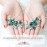 Aukmla Turquoise Bride Wedding Hair Pins Green Crystal Bridal Headpiece Hair Accessories for Women and Girls