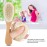 Hair Brushes Baby Head Brush, Kids Soft Goat Hair Comb Wood Infant Massage Scrub Tool Newborn Shower Registry Gift, Wooden Baby Hair Brush Hairbrush for Newborn and