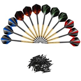 Accmor 12 Pcs Darts Plastic Tip, Soft Tip Darts Se..