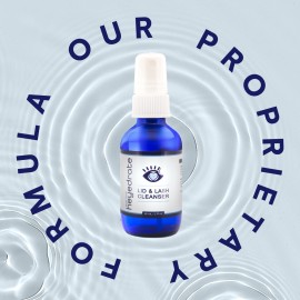 Eye Love Heyedrate Lid and Lash Cleanser Spray - Gentle, Pure Hypochlorous Acid Spray for Eye Irritation - Fast Acting, Soothing Formula - Everyday Eyelid Cleansing Spray 2 Ounce Glass Bottle