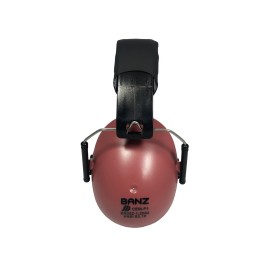 BANZ Kids Hearing Protection Earmuffs Maroon 2-10