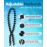 Bunzee Bands Large Hair Band for Thick, Curly, Natural Hair - Cushioned No Damage Hair Ties Ideal For Braids, Pineapple Hair - Afro Puff Ponytail Holder - Adjustable, Extra Stretchy (Black 2Pk)