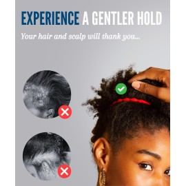 Bunzee Bands Large Hair Band for Thick, Curly, Natural Hair - Cushioned No Damage Hair Ties Ideal For Braids, Pineapple Hair - Afro Puff Ponytail Holder - Adjustable, Extra Stretchy (Black 2Pk) Bunzee Bands Large Hair Band for Thick, Curly, Natural Hair - Cushioned No Damage Hair Ties Ideal For Braids, Pineapple Hair - Afro Puff Ponytail Holder - Adjustable, Extra Stretchy (Black 2Pk)