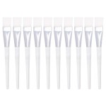 Shapenty Face Mask Brushes Cosmetic Beauty Tool Soft Synthetic Hair Facial Applicator Brush with Acrylic Handle for Eye Mask, Mud Clay Mask, Serum Peel or DIY Needs, 10PCS