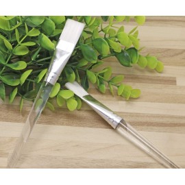 Shapenty Face Mask Brushes Cosmetic Beauty Tool Soft Synthetic Hair Facial Applicator Brush with Acrylic Handle for Eye Mask, Mud Clay Mask, Serum Peel or DIY Needs, 10PCS