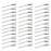 60 Pcs Alligator Curl Clips, Bantoye 3 Inch Flat Single Prong Clips Hair Accessories for Hair Styling, Coloring, Silver