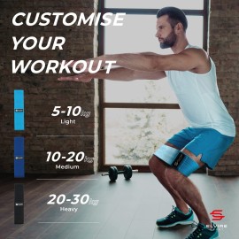 Elvire Fabric Resistance Bands for Working Out, Exercise Set of 3, Booty Band for Women, Workout Loops for Legs, Glutes, Squats Elvire Fabric Resistance Bands for Working Out, Exercise Set of 3, Booty Band for Women, Workout Loops for Legs, Glutes, Squats