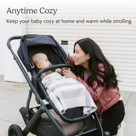 UPPAbaby Knit Blanket/Soft and Comfortable/Machine Washable/Perfect for Gifting/Grey (Grey Plaid)