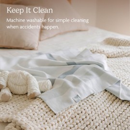 UPPAbaby Knit Blanket/Soft and Comfortable/Machine Washable/Perfect for Gifting/Grey (Grey Plaid)