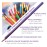 Office Colors Colored Pencil Set for Fans of The Office - Set of 12 Parody Pencils with Clever Foil-Stamped References