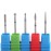 MZCMSL Russian Manicure Drill Bits, Cylinder/Ball/Flame/Needle Cuticle Bit,3/32 Shank Diamond Nail Drill Bit,5pcs
