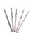 MZCMSL Russian Manicure Drill Bits, Cylinder/Ball/Flame/Needle Cuticle Bit,3/32 Shank Diamond Nail Drill Bit,5pcs