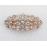 Faship Gorgeous Clear Crystal Floral Hair Barrette Clip