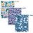 babygoal Wet Dry Bags for Baby Cloth Diapers, Washable Travel Bags,Beach,Pool,Gym Bag for Swimsuits &Wet Clothes with Two Zippered Pockets 3 Pack, 3LN04