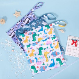 babygoal Wet Dry Bags for Baby Cloth Diapers, Washable Travel Bags,Beach,Pool,Gym Bag for Swimsuits &Wet Clothes with Two Zippered Pockets 3 Pack, 3LN04 babygoal Wet Dry Bags for Baby Cloth Diapers, Washable Travel Bags,Beach,Pool,Gym Bag for Swimsuits &Wet Clothes with Two Zippered Pockets 3 Pack, 3LN04