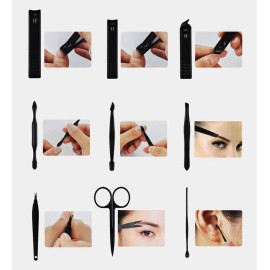 Nail Clippers Sets High Precisio Stainless Steel Nail Cutter Pedicure Kit Nail File Sharp Nail Scissors and Clipper Manicure Kit Fingernails & Toenails with Portable Stylish case (Yellow 15-Pieces)