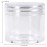 Beauticom 30g/30ml (1 fl. oz.) Double Wall Clear Plastic Leak Proof Jars with Flat Top Lids for Creams, Lotions, Make Up, Powders, Glitters, and more... (Color: Clear, Pieces: 12)