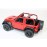 KiNSMART - Jeep Wrangler Rubicon Off Road 4x4 5 inch 1:34 Scale Die Cast Model Replica Toy Car (Red Opentop)