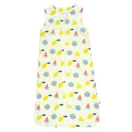 Babysoy Pattern Print Soy Tank Sleep Sack Wearable Blanket (6-12 Months, Fruits)