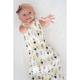 Babysoy Pattern Print Soy Tank Sleep Sack Wearable Blanket (6-12 Months, Fruits)